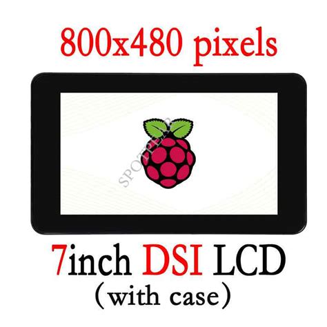 Raspberry Pi 7 Inch DSI LCD With Case Display MIPI 800x480 Capacitive