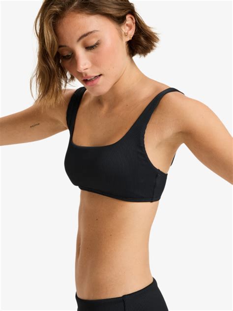 Rib ROXY Love The Glassy Haut De Bikini Bralette Pour Femme Roxy