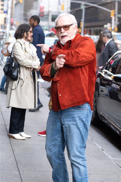 Succession Star Brian Cox At The Late Show With Stephen Colbert