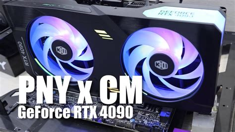 Pny X Cm Collaboration Geforce Rtx 4090 Graphics Card Computex 2023 Youtube