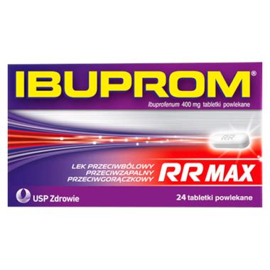 Ibuprom Zatoki Max Mg Mg Tabletek Powlekanych Apteline Pl