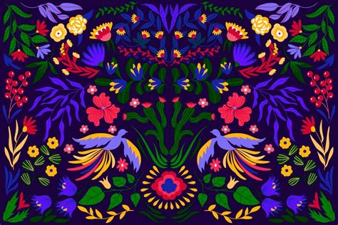 Free Vector | Colorful mexican concept for wallpaper