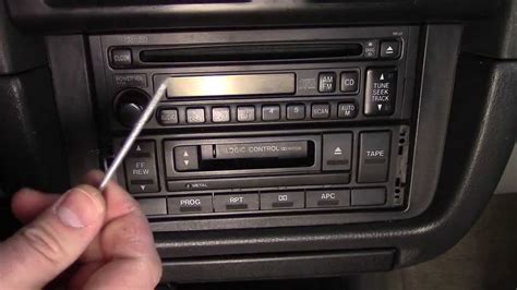 How To Remove A Car Stereo Radio YouTube