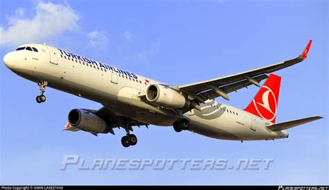 TC JSP Turkish Airlines Airbus A321 231 WL Photo By AMIN LAKESTANI