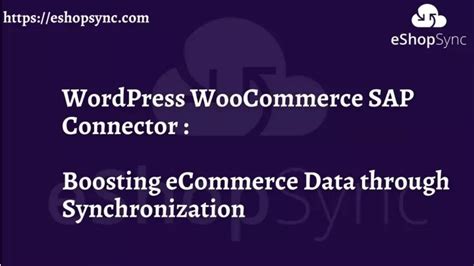 Ppt How To Install Sap And Woocommerce Integration Application