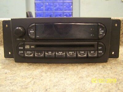 Chrysler Pacifica Audio Stereo Radio Am Fm Cd