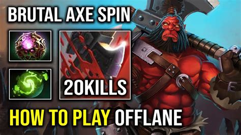 How To Play Offlane Axe In This Meta With V Infinite Spin Octarine