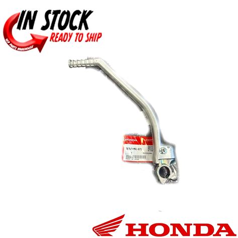 HONDA KICKSTARTER KICK START PEDAL LEVER ARM ASSY 1987 2000 XR600R OEM