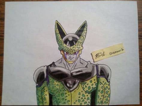 Cell Perfecto Dragon Ball Z Uno De Mis Primeros Dibujos DibujArte Amino