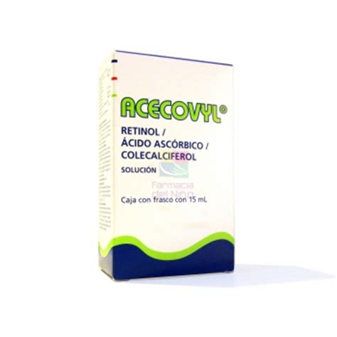 ACECOVYL RETINOL ACIDO ASCORBICO COLECALCIFEROL SOL GOTAS 15 ML