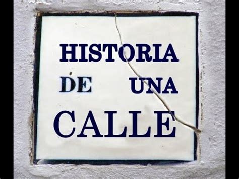 Historia De Una Calle Rosario Cepeda Youtube