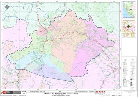 PDF HOJA MAPA VIAL DE LA PROVINCIA DE CHANCHAMAYO Portal Mtc Gob Pe