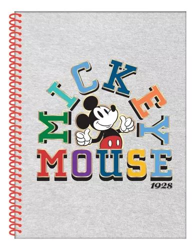 Cuaderno Universitario Flex Mickey Mouse Hojas Mooving Color Modelo