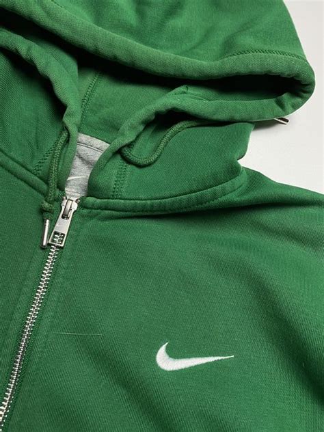 Nike Vintage Y2k Style Nike Mini Swoosh Zip Hoodie Grailed