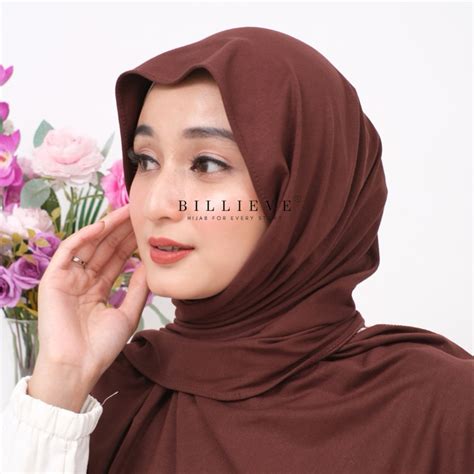 Jual PASHMINA KAOS BILLIEVE PASHMINA RAYON HIJAB RAYON PREMIUM