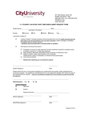 Fillable Online Cityu F Student Application Cityu Fax Email Print