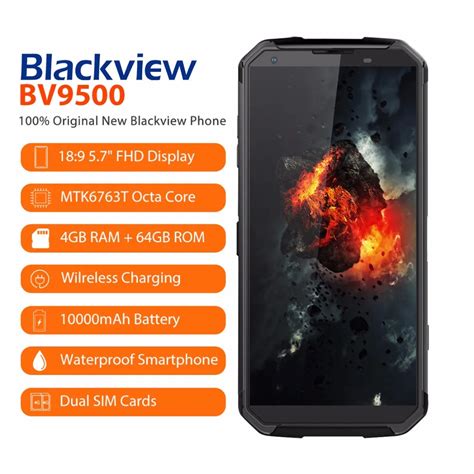 Blackview BV9500 Android 8 1 Octa Core 5 7 18 9 MTK6763T 4GB RAM 64GB