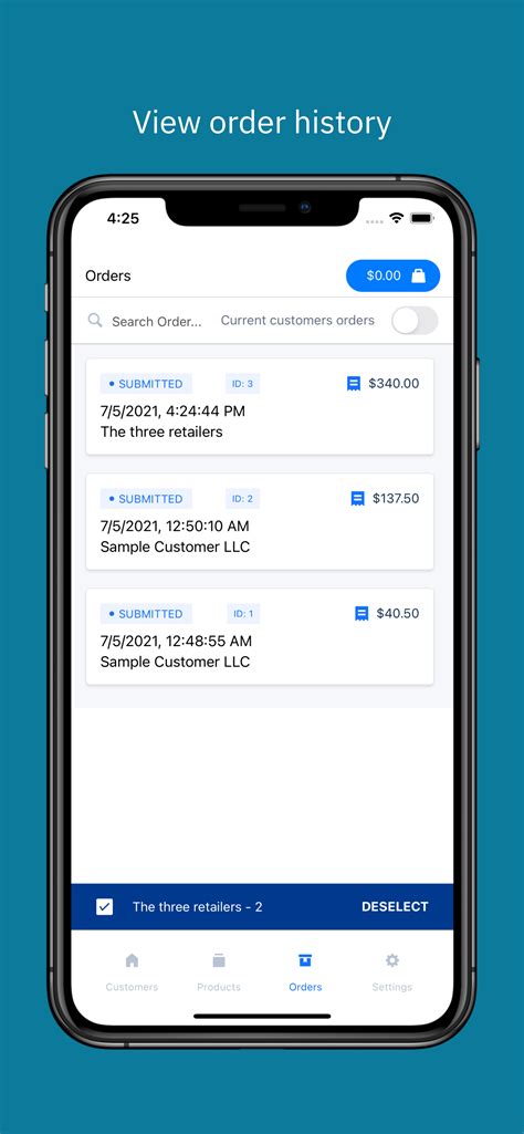 Sales Reps App (Android/iOS) - B2B Wave Knowledge Base