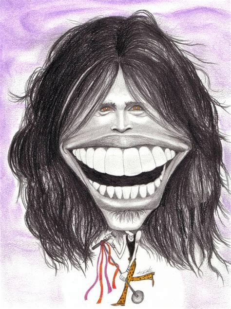 Steven Tyler Caricature Celebrity Caricatures Steven Tyler