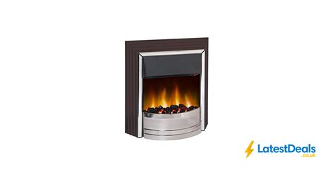 Dimplex Zamora Freestanding Optiflame Electric Fire Blackchrome £16299 At Amazon