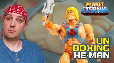 Unboxing He Man Vintage Head Motu Origins Planeteternia Youtube