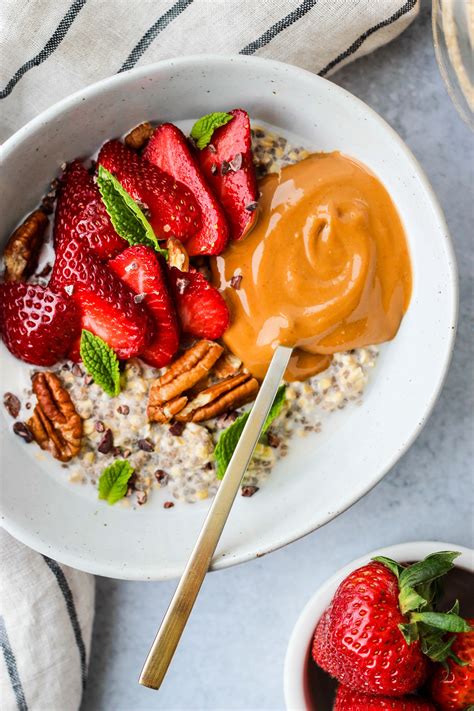 Strawberry Vanilla Overnight Steel Cut Oats Artofit