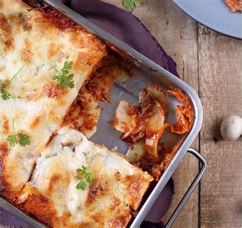 Lasagne De Boeuf Aux C Pes Et Champignons De Paris Chefnini