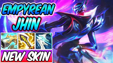 EMPYREAN JHIN NEW SKIN ADC FULL CRIT GAMEPLAY PRESEASON 13 Best