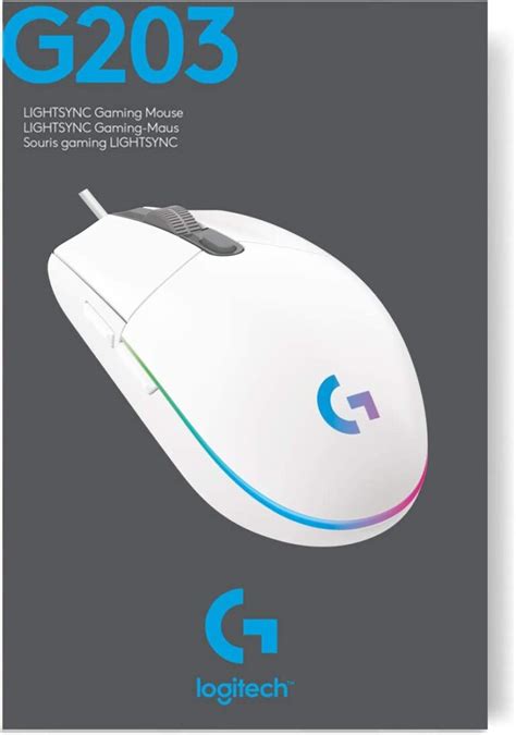 Logitech G203 Lightsync Gaming Mouse With Customizable Rgb Lighting