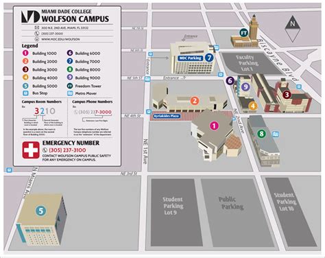 Miami Dade Wolfson Campus Map Zip Code Map