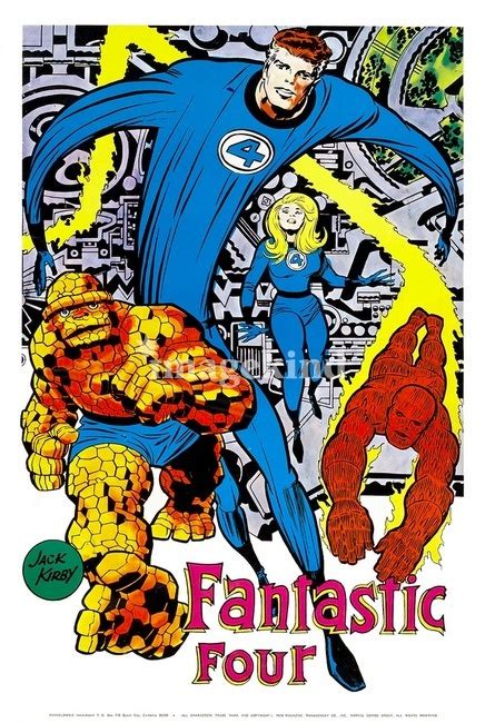 Fantastic Four By Atomic Kommie Comic Books Art Jack Kirby