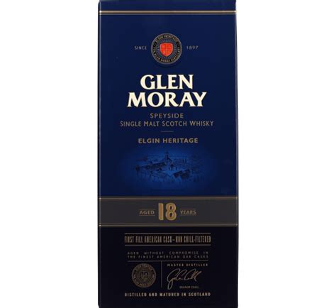 Fles Glen Moray 18 Years Single Malt 70CL Drankengroothandel Henk