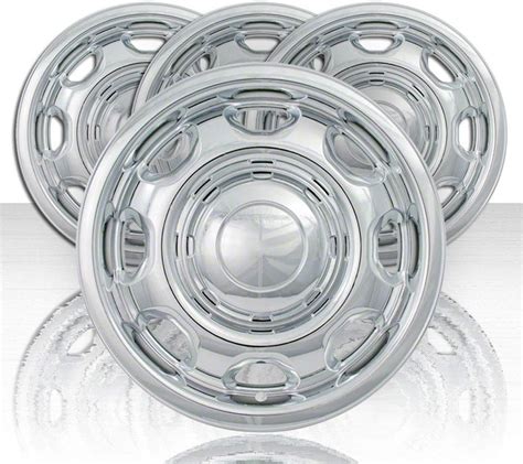 Amazon Upgrade Your Auto Set Of Four Chrome Wheel Skin Covers