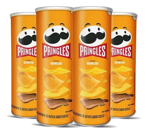 Batata Pringles Queijo G Latas Kit Batata Pringles