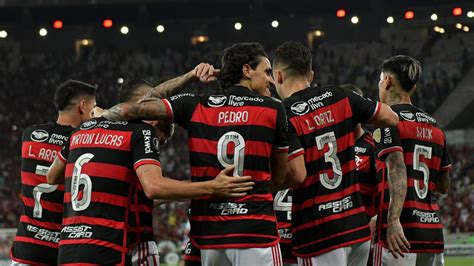 Pedro Brilha L O Ortiz Marca E Flamengo Bate Palestino Na Libertadores