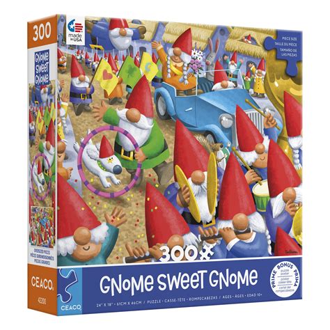 Ceaco Gnome Parade Piece Interlocking Jigsaw Puzzle Walmart