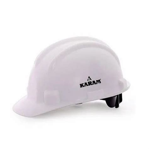 Polypropylene White Karam Pn Safety Industrial Helmet For