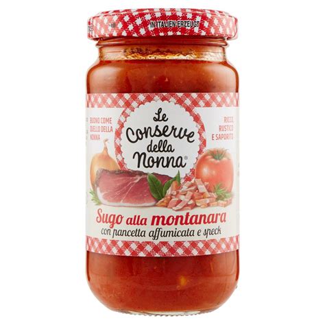 Sugo Alla Montanara Conserve Della Nonna Gr L Ecommerce Secondo