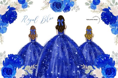 Elegant Royal Navy Gold Princess Dress Clipart Lupon Gov Ph