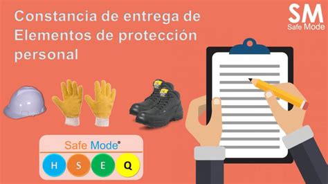 Constancia De Entrega De EPP SM Safe Mode