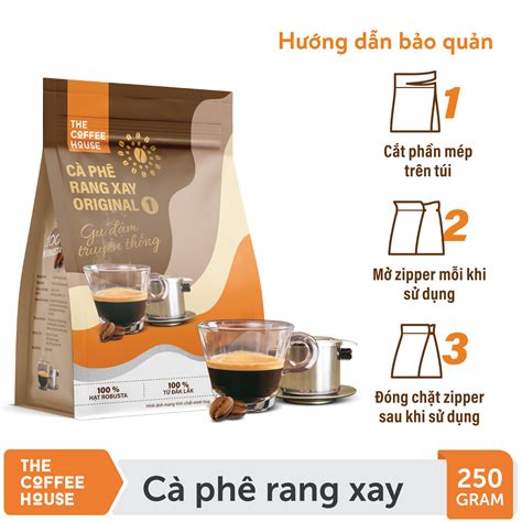 Cà Phê Rang Xay Original 1 The Coffee House 250ggói Pha Phin