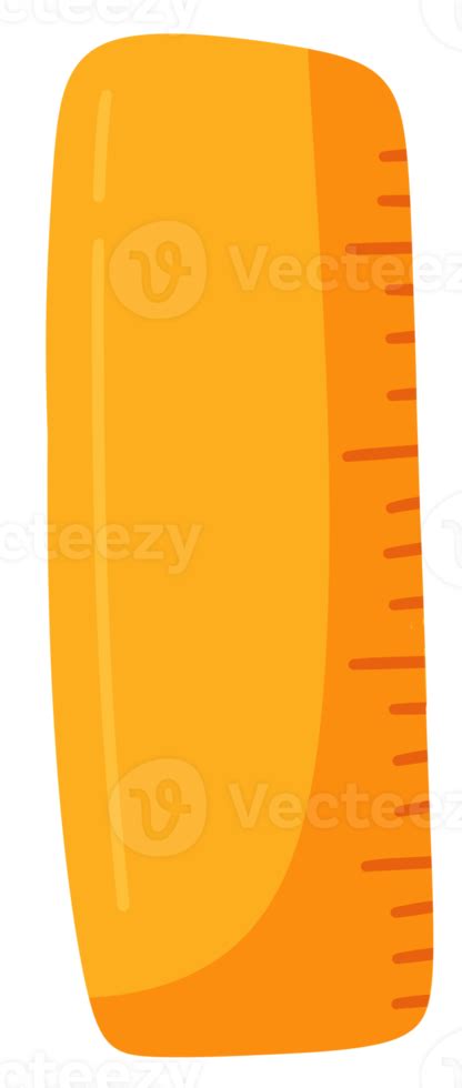 Ruler Yellow Cartoon Flat Icon 18803568 Png