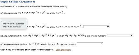 Text Chapter 4 Section 42 Question 03 Use Theorem 421 To