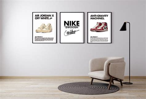 Hypebeast Printable Wall Art Hypebeast Sneaker Poster Set Of