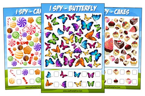 31 Printable I Spy Puzzles For Kids | Just Family Fun