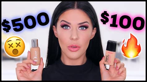 FULL FACE OF DUPES LUXURY MAKEUP VS DRUGSTORE AFFORDABLE YouTube