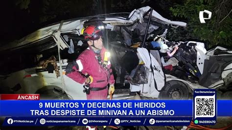 Pasco 10 Muertos Y Decenas De Heridos Tras Choque De Combi Y TrÁiler