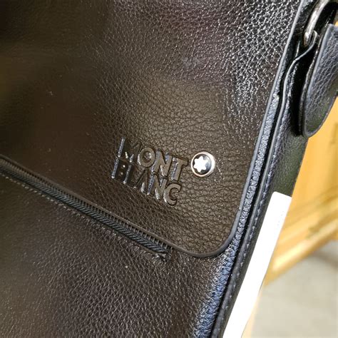 2 MONT BLANC LEATHER BAGS - Big Valley Auction