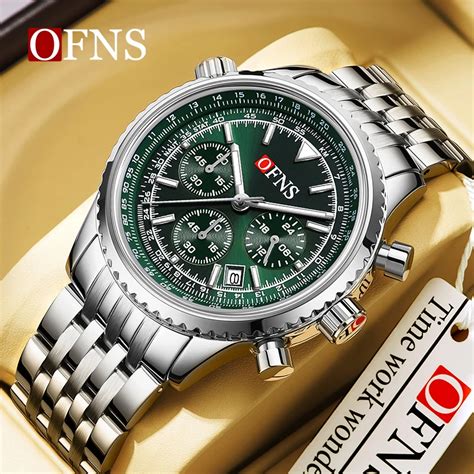 Ofns Reloj Anal Gico De Acero Inoxidable Para Hombre Nuevo Accesorio De
