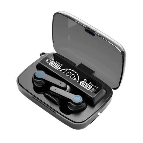 M19 Tws Bluetooth Wireless Stereo Headphones Earbuds Black